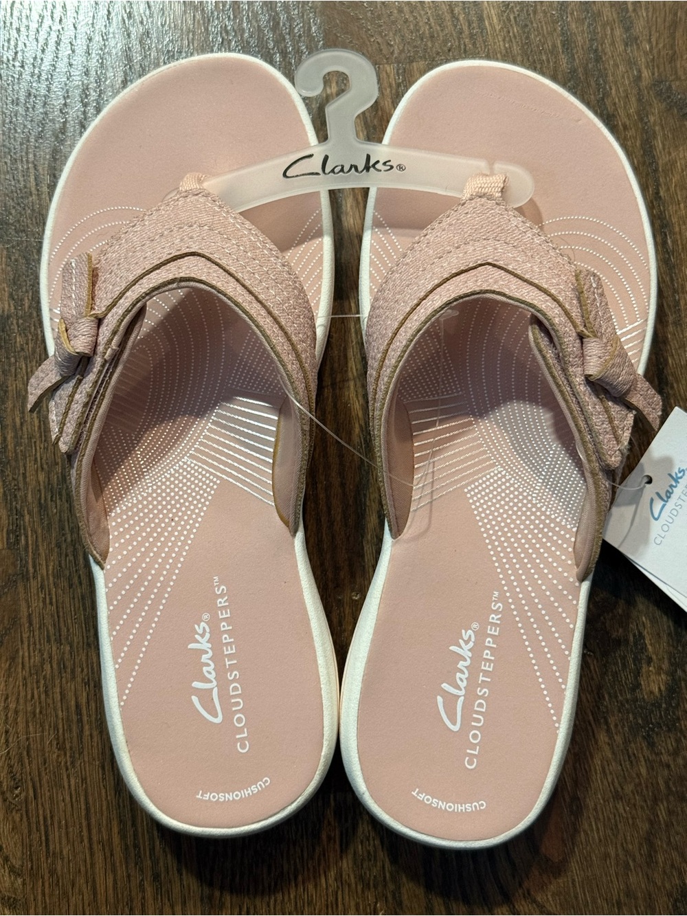Clarks Cloudsteppers Breeze Dalia Sandals Blush Pink Size 7 NWT